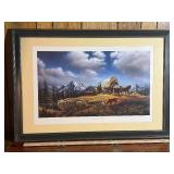 Terry Redlin “O Beautiful for Spacious Skies” Signed & Numbered Limited Edition Print - Framed with COA