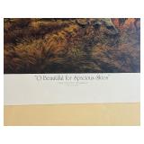 Terry Redlin “O Beautiful for Spacious Skies” Signed & Numbered Limited Edition Print - Framed with COA