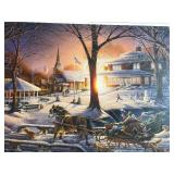 Terry Redlin “Racing Home” Signed & Numbered Limited Edition Print - Framed with COA