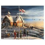 Terry Redlin “America! America!” Signed & Numbered Limited Edition Print - Framed with Artist Biography
