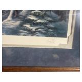 Terry Redlin “Family Traditions” Signed Framed Winter Scene Print - Personally Signed Edition, Custom Framed