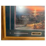 Framed & Matted Terry Redlin "Best Friends" Limited Edition 1989 Print - 31" x 23"