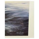 Terry Redlin “Rushing Rapids” — Golden Eyes Over Free Flowing River — Framed Print, © 1983