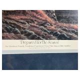 Terry Redlin "Prepared For The Season" Signed Open Edition Framed Art Print (1985)