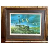 Terry Redlin "The Landmark" Signed & Numbered Limited Edition Framed Art Print 244/960 (1981)