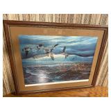 Terry Redlin "Squall Line" Framed Limited Edition Print – Signed & Numbered 724/960 (1980)
