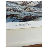 Terry Redlin "The Sharing Time" Signed Open Edition Framed Art Print (1989) - Loose Frame