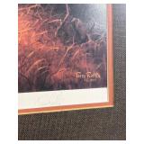 Terry Redlin "Morning Warm-Up" Signed Open Edition Framed Art Print (1986)