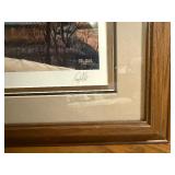 Framed Terry Redlin "The Sharing Season" Hand-Signed Open Edition Print, 33" x 25"
