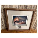 Terry Redlin Signed 1985 MN Waterfowl Stamp Print "Conservation Edition" Framed