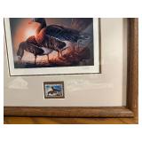 Terry Redlin Signed 1985 MN Waterfowl Stamp Print "Conservation Edition" Framed