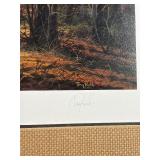 Terry Redlin "Patiently Waiting" Signed Open Edition Framed Art Print (1983)