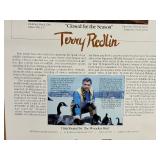 Terry Redlin "Patiently Waiting" Signed Open Edition Framed Art Print (1983)