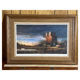 Terry Redlin "Prairie Morning" Signed & Numbered Limited Edition Framed Art Print 453/960 (1982)