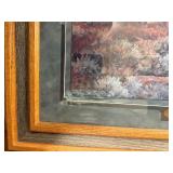 Framed Limited Edition Signed Western Print "Lewis & Clark on the Missouri River" by C.R. Cheek - #171/300