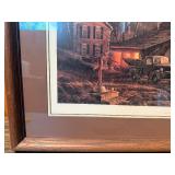Terry Redlin "Prepared For The Season" Personally Signed Open Edition Framed Print