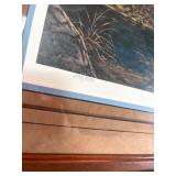 Terry Redlin "Harvest Moon Ball" Signed & Numbered Print 4791/9500 COA Framed