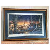 Terry Redlin "Night on the Town" Signed & Numbered Limited Edition Framed Print (COA)