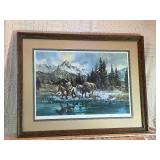 Gerry Metz Signed & Numbered Limited Edition Framed Western Print (54/750)