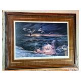 Terry Redlin “Night Light” Signed Limited Edition Print #759/1500 w/ COA