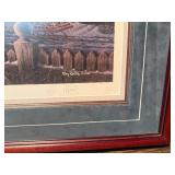 Terry Redlin Signed Limited Edition Print "Trimming the Tree" COA Framed 4599/19500