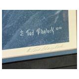 Ted Blaylock Signed Limited Edition Lithograph "Bring up a Grandchild" COA