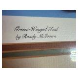 Pair of Vintage 1986 Randy McGovern Framed Duck Prints – Pintails & Green-Winged Teal