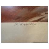 J.K. Ralston “The Surrender of Chief Joseph” Framed Historical Western Art Print – Inscribed 1979