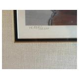 Framed & Signed 1985-86 Federal Duck Stamp Print "Cinnamon Teal" by Gerald Mobley - Limited Edition