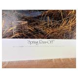 Terry Redlin "Spring Run-Off" Signed Wildlife Art Print - National Wildlife Art Collectors Society
