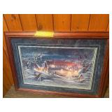 Terry Redlin Signed Limited Edition Print "Evening Star" COA Framed 03443