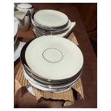 Picard China “Crescent” Hand Decorated Service for 12 – Made in USA – Stemware Included