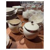 Picard China “Crescent” Hand Decorated Service for 12 – Made in USA – Stemware Included