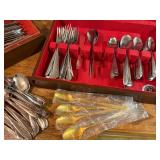 Massive Multi-Set Flatware Collection - Vintage Silverplate, Mid-Century Modern Stainless, Heavy-Grip Adaptive Set, Cases & Accessories!