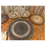Vintage Statement Silverplate & Metalware Lot - 3-Tier Filigree Server, Intricate Charger Platter, Ornate Bowls, Serving Utensils & More!