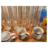 Massive Premium Vintage Glassware Elegant Lot - Fostoria American Cubist, Princess House Crystal, Retro Amber Glass, Art Deco Vases & More!