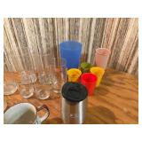 Massive Premium Vintage Glassware Elegant Lot - Fostoria American Cubist, Princess House Crystal, Retro Amber Glass, Art Deco Vases & More!