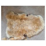 Pair of Natural pelt rugs