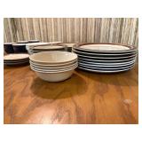Elegant Vintage Glassware & Hostess Entertaining Lot - Fostoria Cubist Style Fruit Bowl, Brilliant Crystal Centerpieces, Silverplate Accents & Serveware!