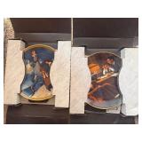Vintage Edwin M. Knowles Norman Rockwell Collector Plates - In Original Boxes w/ COAs