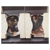 Vintage Edwin M. Knowles Norman Rockwell Collector Plates - In Original Boxes w/ COAs