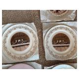 Vintage Souvenir & Collectible Plate Lot - North Dakota, Montana, Last Supper