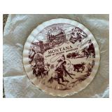 Vintage Souvenir & Collectible Plate Lot - North Dakota, Montana, Last Supper