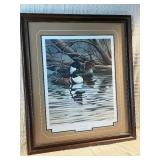 Harold Roe “Secluded Water” Signed Ducks Unlimited 1985 Artist of the Year Print
