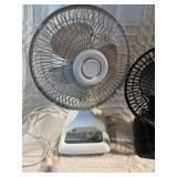Lot of 5 Small Desk & Clip Fans - Galaxy & More - Vintage & Modern Mixed Lot