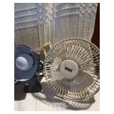 Lot of 5 Small Desk & Clip Fans - Galaxy & More - Vintage & Modern Mixed Lot