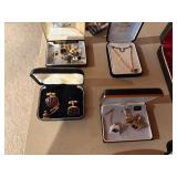 Vintage Men’s Jewelry Lot - Cufflinks Tie Clips Pins Don Loper Estate Sale Collection