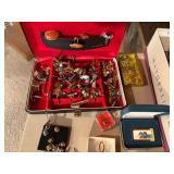 Vintage Men’s Jewelry Lot - Cufflinks Tie Clips Pins Don Loper Estate Sale Collection