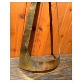 Vintage Brutalist Mid-Century Modern Brass/Copper Structural Table Art Sculpture