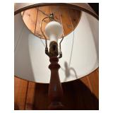 Vintage Mid-Century Revolutionary War Drum Table Lamp with Shade